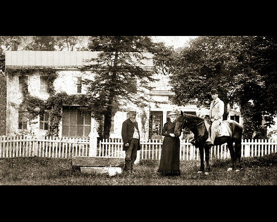 Brown Homestead, 1890s, Mumford, NY